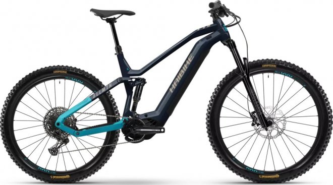 Велосипед Haibike AllMtn 2 (2025) Blue/Cyan/Glossy Caramel