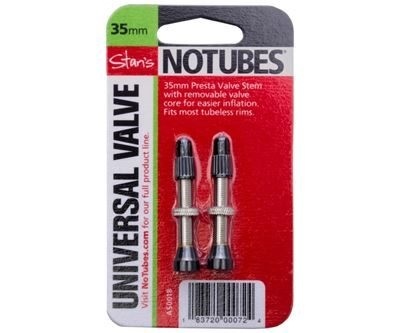 Ниппели для бескамерных ободов Stan's NoTubes Universal Valve Presta 35 мм