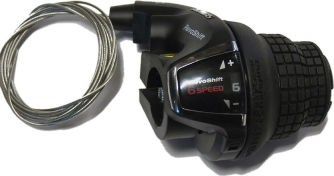 Манетка правая Shimano Tourney SL-RS35-6R, c тросом