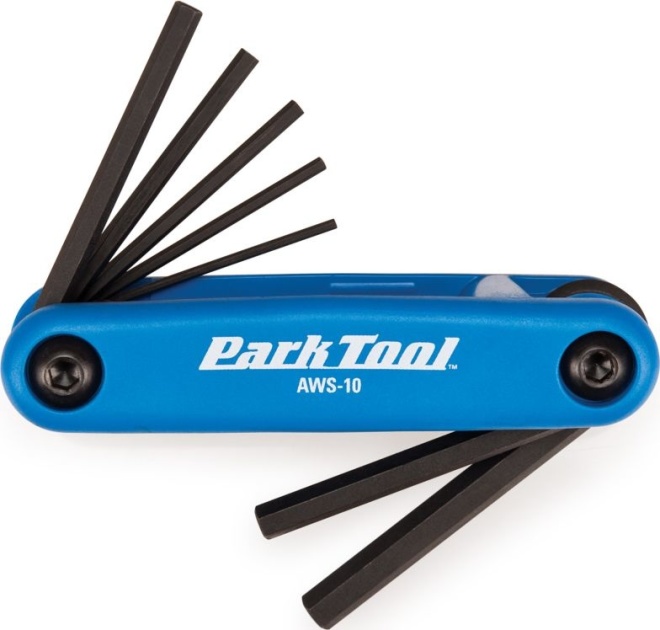 Набор шестигранных ключей Park Tool Fold-Up Hex Wrench Set AWS-10