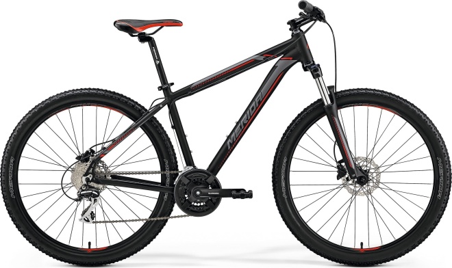 Велосипед Merida Big.Seven 20-D (2019) Black/Red/Silver