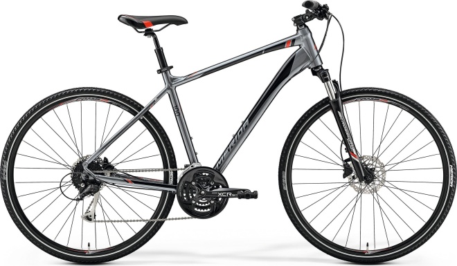 Велосипед Merida Crossway 100 (2019) Silver/Red