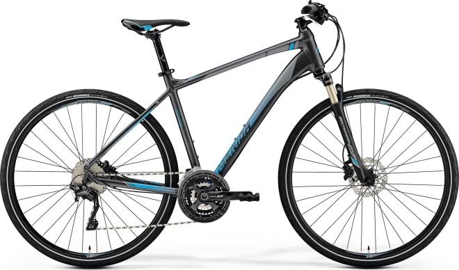 Велосипед Merida Crossway XT-Edition (2019) Silver/Blue