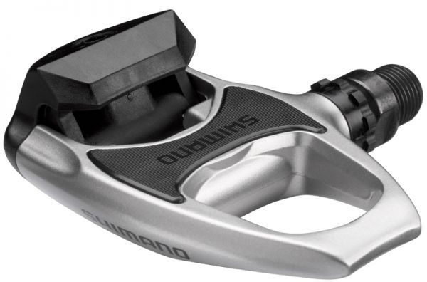 Педали контактные Shimano Tiagra PD-R540, серебристые Silver