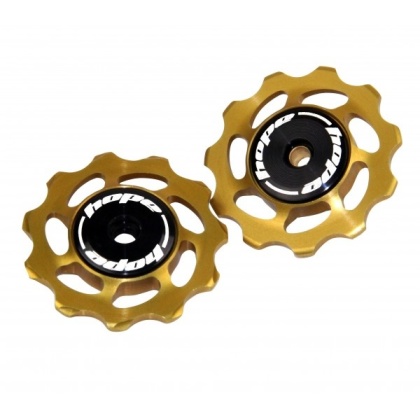 Ролики для заднего переключателя Hope Jockey Wheels 11 Tooth, золотистые Gold