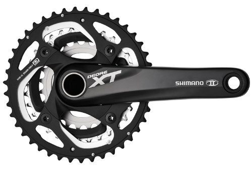 Система с интегрированным валом Shimano Deore XT FC-M780, длина шатунов 170 мм, набор звёзд 42-32-24T, чёрная