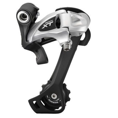 Переключатель скоростей задний Shimano Deore XT RD-T780-SGS, серебристый