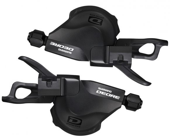 Комплект манеток Shimano Deore SL-M610-I, 2/3x10 скоростей, с тросами и оплётками