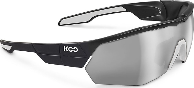 Очки спортивные Koo Open Cube, чёрно-белые Black/White