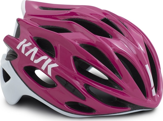 Шлем женский Kask Mojito X, маджента и белый Iris/White