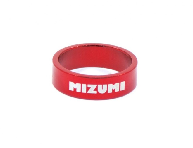 Кольцо проставочное под вынос Mizumi, высота 10 мм, красное Red