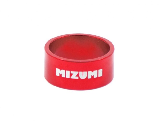 Кольцо проставочное под вынос Mizumi, высота 15 мм, красное Red