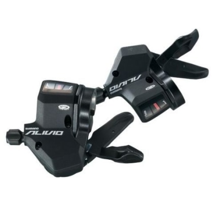 Комплект манеток Shimano Alivio SL-M430, с тросами и оплётками