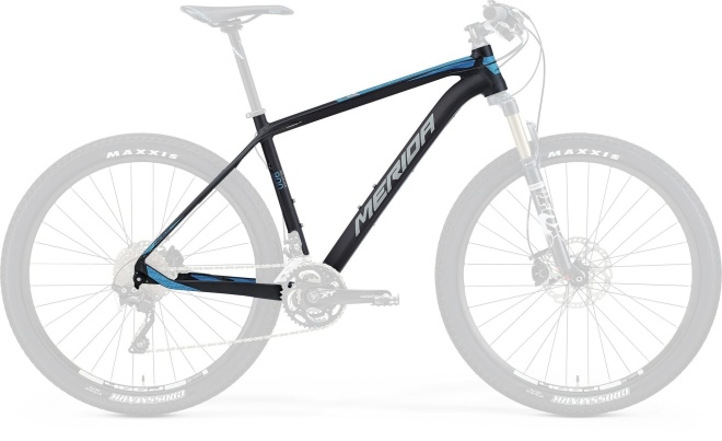 Рама велосипеда Merida Big.Seven 900, чёрно-сине-серая