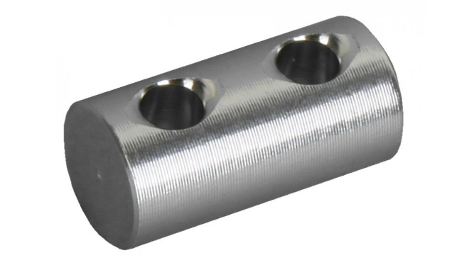 Бочонок для крепления спиц на ободе Crankbrothers Spoke Pin, длина 5.95 мм, 2 отверстия, серебристый Silver