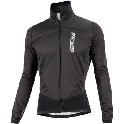 Ветровка Nalini Pro Curva Medium Wind Jersey, чёрно-серая