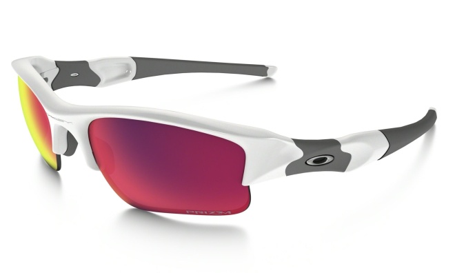 Очки спортивные Oakley Flak Jacket XLJ Polished White, бело-серые