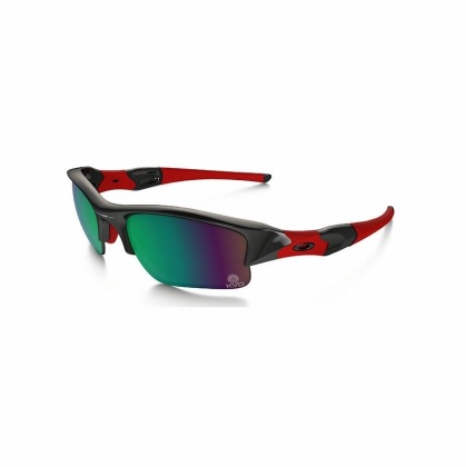 Очки спортивные Oakley Flak Jacket XLJ Polished Black/Prizm, чёрно-красные