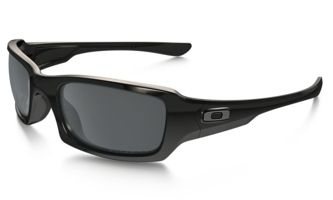 Очки спортивные Oakley Fives Squared Polarized Black Iridium, чёрные