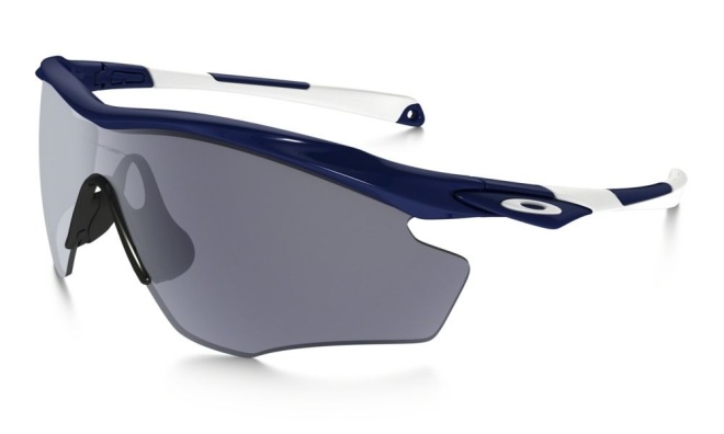 Очки спортивные Oakley M2 Frame XL Polished Navy Gray, сине-белые