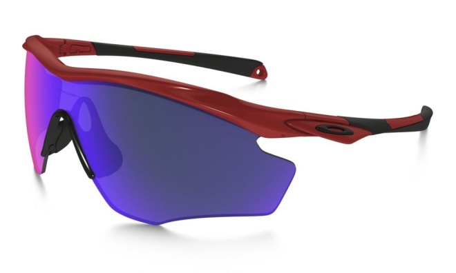 Очки спортивные Oakley M2 Frame XL Redline Positive Red Iridium, красно-чёрные