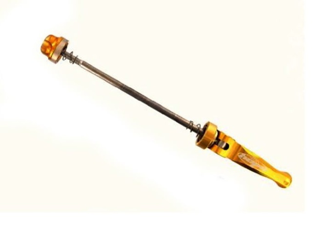 Эксцентрик задний Hope Quick Release Skewer Rear, длина 135 мм, золотистый Gold