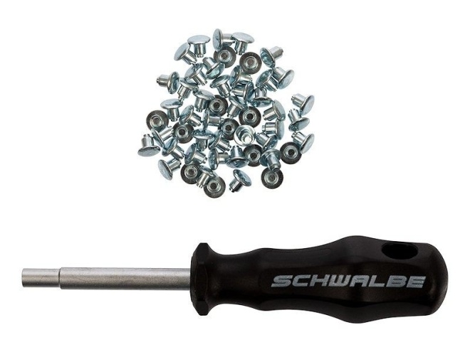 Шипы для покрышек Schwalbe Replacement 50 Steel-Spikes, 50 штук, с монтажкой