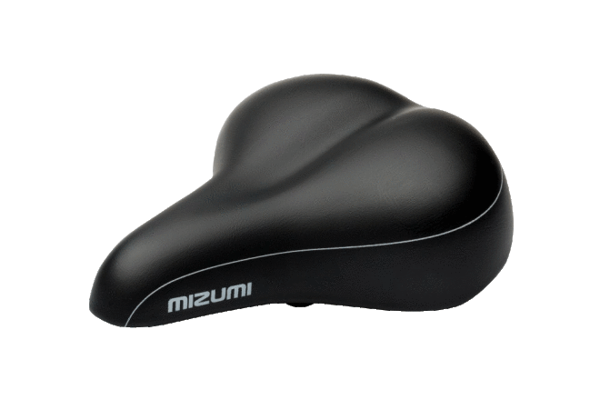 Седло Mizumi GEL-6123 Gel comfort, длина 254 мм, ширина 205 мм, высота 78 мм