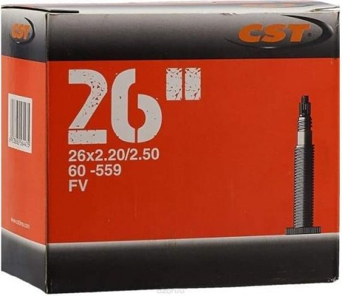 Камера CST 26x2.20/2.50 (60-559), велониппель Presta (FV)