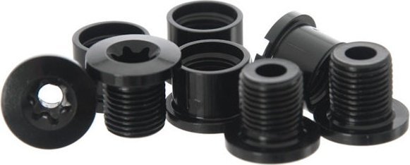Комплект бонок Race Face Chainring Torx M8x5.8 (Bolt), M8x5.8 (Nut), чёрный Black