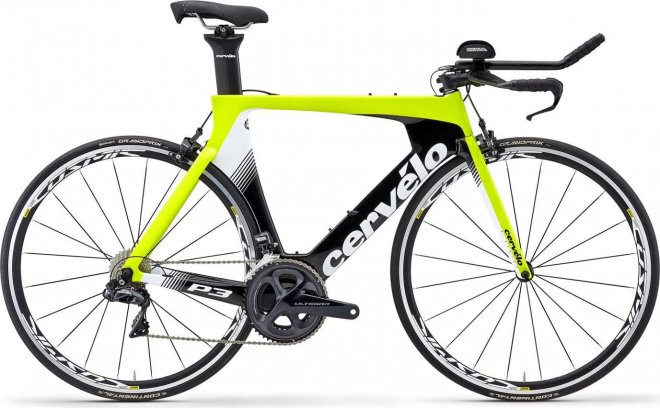 Велосипед Cervelo P3 Ultegra Di2 (2019) Fluoro/Black/White