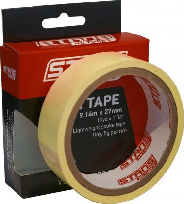 Ободная лента бескамерная Stan's NoTubes Rim Tape, длина 9.14 м, ширина 27 мм