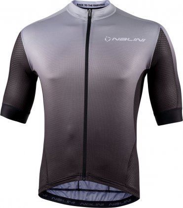 Джерси с коротким рукавом Nalini Bas Speed Jersey, чёрно-серое 4000