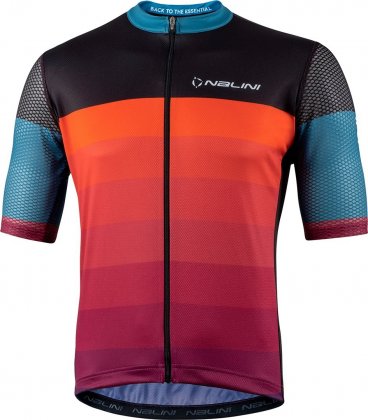 Джерси с коротким рукавом Nalini Bas Classica Jersey, оранжево-чёрное 4800