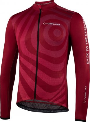 Джерси с длинными рукавами Nalini LS Coffee Jersey, красное 4100