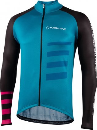 Джерси с длинными рукавами Nalini LS Stripes Jersey, сине-чёрное 4220