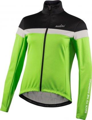 Куртка женская Nalini Road Lady Jkt, зелёно-чёрная 4460