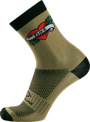 Носки Nalini FUNNY SOCKS, коричнево-зелёные 4450