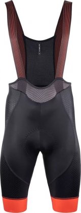 Велотрусы с лямками Nalini New Color Bib Short, чёрные с красными элементами 4100