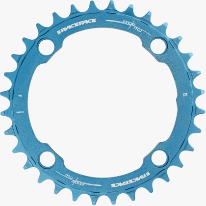 Звезда передняя Race Face 1x Chainring 104 BCD - NW 32T, синяя Blue