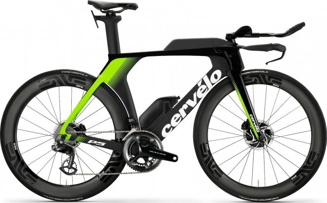 Велосипед Cervelo P5 Disc Dura-Ace Di2 (2019) Black/Green/White