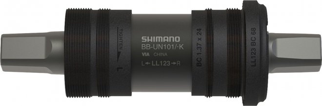 Каретка под квадрат Shimano Tourney BB-UN101, 68/122.5 мм (D-NL), с болтами
