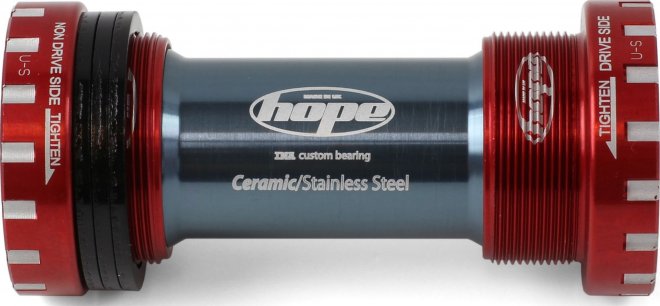 Каретка под интегрированный вал Hope Bottom Bracket Threaded Ceramic, 68/73 мм, красная Red