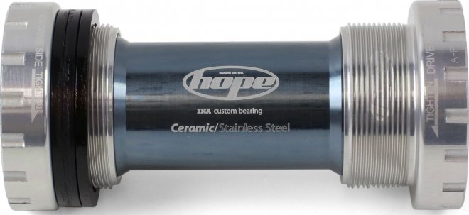 Каретка под интегрированный вал Hope Bottom Bracket Threaded Ceramic, 68/73 мм, серебристая Silver