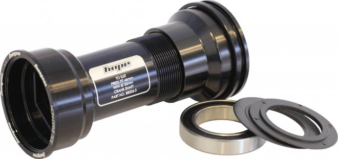 Каретка под запрессовку Hope Press-Fit PF41 Bottom Bracket Ceramic, чёрная Black