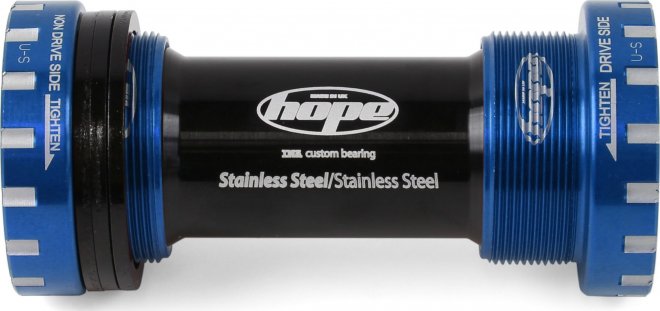 Каретка под интегрированный вал Hope Bottom Bracket Stainless, 68/73 мм, синяя Blue