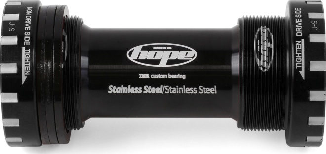 Каретка под интегрированный вал Hope Bottom Bracket Stainless, 68/73 мм, чёрная Black