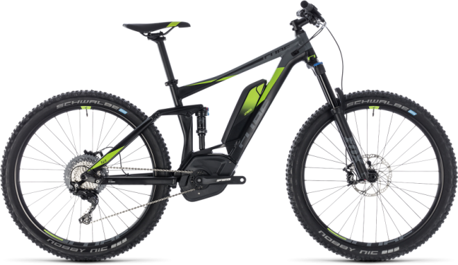 Велосипед Cube Stereo Hybrid 140 Race 500 27.5 (2018) Black/Green