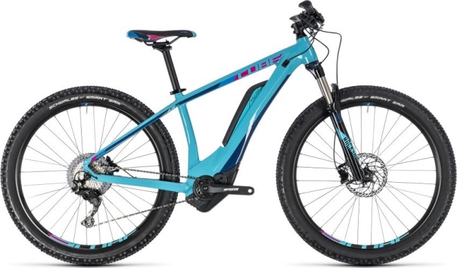 Велосипед Cube Access Hybrid Race 500 29 (2018) Turquoise/Rasberry