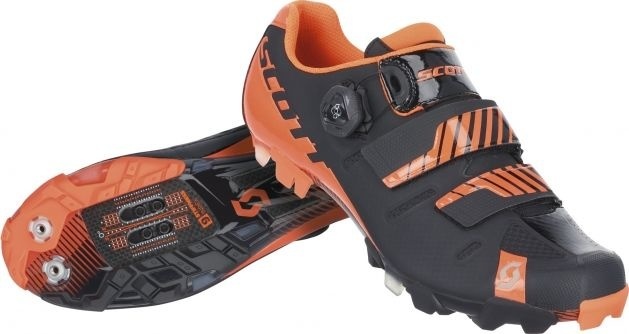 Велообувь Scott MTB Premium Shoe, чёрно-оранжевая Black/Orange